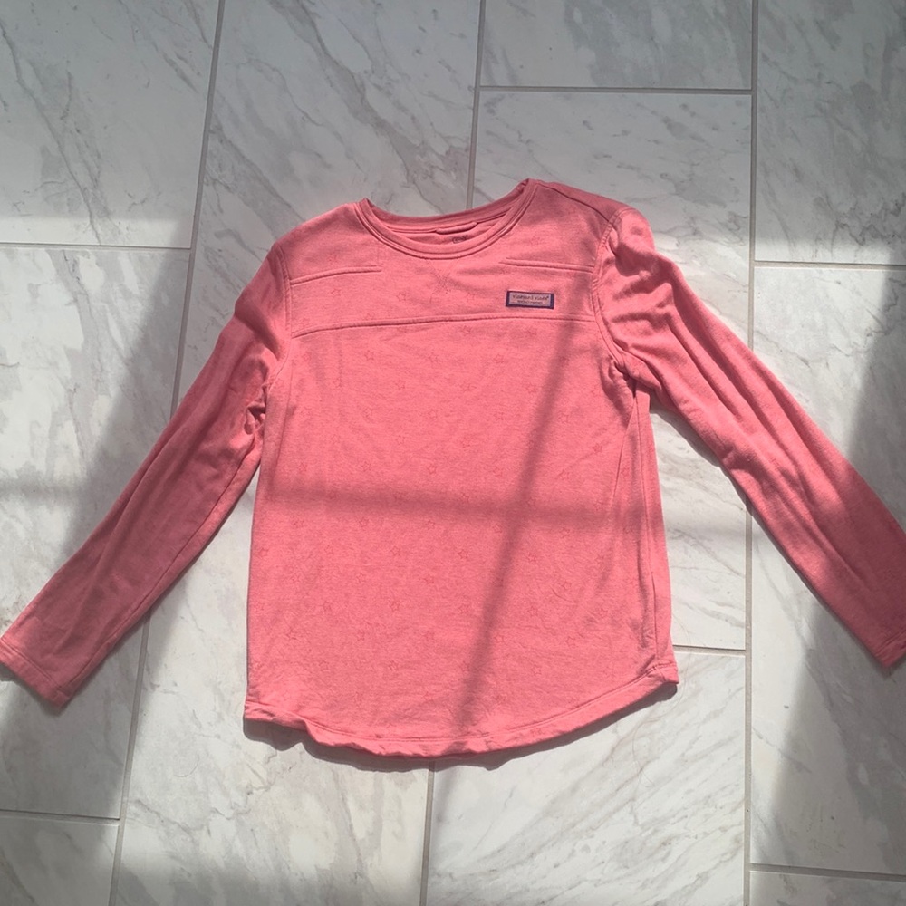 Light red girls vineyard vines sweatshirt size 12